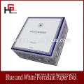 Trade Assurance Luxury Customized Packaging Blue and White Porcelain Paper Box